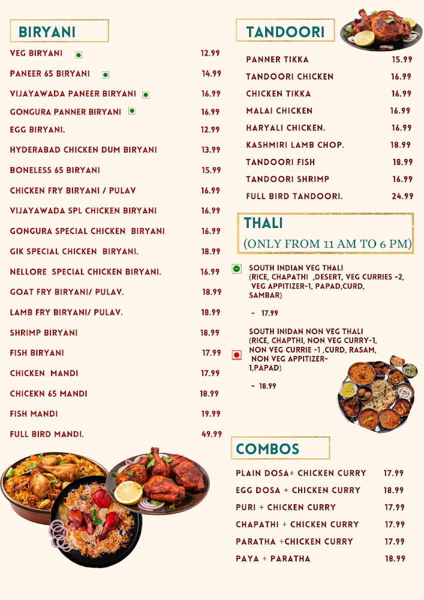 The Great Indian Kitchen Menu - Image 4